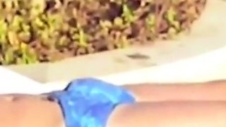 Daddies' Big Cocks Bulging in the Pool