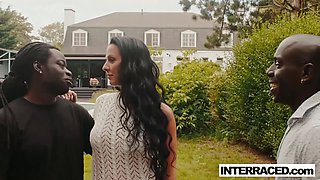 Interracial Threesome! Texas Patti DP Smashed by Two Huge BBC by Interracial