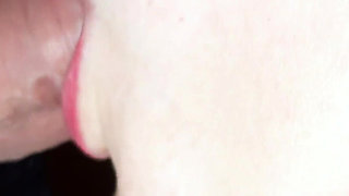 4K Extremely Close-up: Sloppy Foreskin Sucking and Licking! Slow Blowjob Asmr While Sucking on Hot Cum!