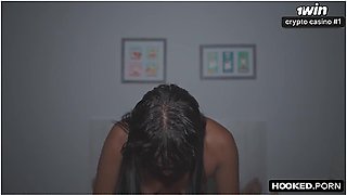 Ebony Beauty Turned Into Cumslut