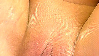 Layered Tan Seamless Pantyhose & Nylon Stockings Fuck