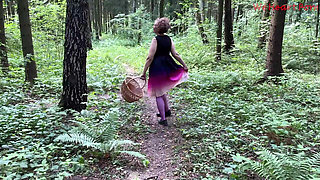 Cheating Mature Wife Meets up with Lover in the Forest for a Good Fuck