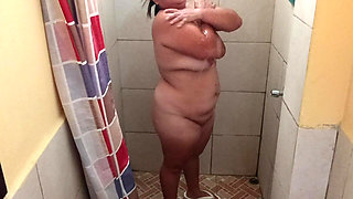 Taking a Shower in a Public Restroom.