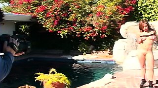 Babe doing a hardcore blowjob