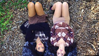 Jane and Avery suck Troy's massive dick in a wild threesome