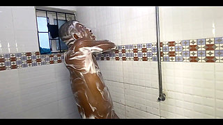 Sneaked up on My Neighbor While He Was Taking His Bath