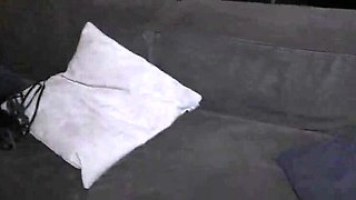 18yo Russian teen with perfect round ass seduces stepdad in black pantyhose - hardcore rough sex