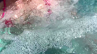 Artemisia Love Showing Her Perfect Tits in a Micro Bikini Underwater