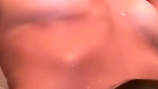 Two Latinas Wet From the Pool - Pussy Licking on the Four-poster Bed