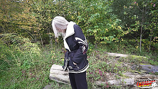 German Scout - Skinny German Blue Eyes Beauty Toussik Pick up for Casting Fuck