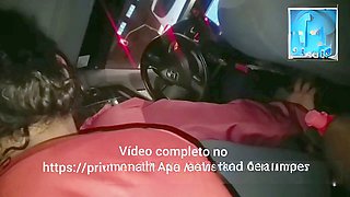 Oral job, internal ejaculation, car blowjob