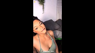 Hot Black Maid Does Some Webcam Black and Ebony