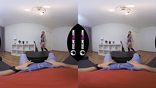 Virtual Reality Nude Lapdance With Small Tits Teenager Polina