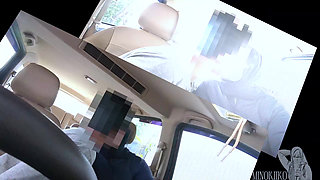 Asian Hijab Fitness Girl Doing Blowjob to Drink Cum for Boost Her Stamina in the Car - Minokiiko