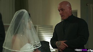 Bride Fucks Stepdad on Wedding Night