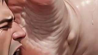 Giant SSBBW Dominates Slave with Foot Licking - Big Feet Worship
