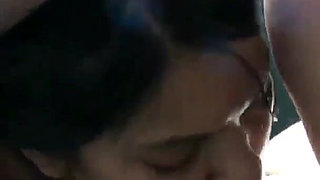 Big tit BBW Mexican girlfriend smokes and fucks