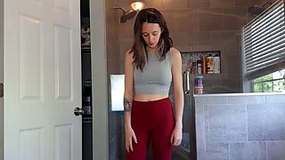 Sage Eldritch - Wetting My Red Yoga Pants And Panties