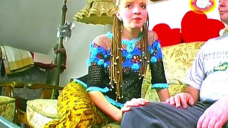 Blonde Amateur Fucked Hard on Couch and in Shower