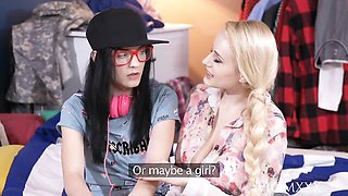Angel Wicky and Anie Darling's step fantasy xxx by Mom XXX