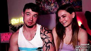 Hardcore clip with flirtatious Aften Opal from Hot Guys Fuck