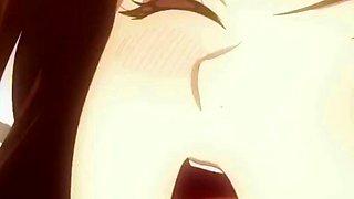 Steamy Hentai Anime Couple Intimate Bedroom Moments