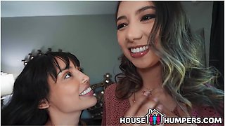 Horny Petite Wife Wants To Have Threesome With Tall Asian Real Estate Agent