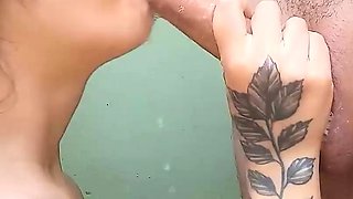 Deep gullet fellatio filthy oral pleasure until cum in your