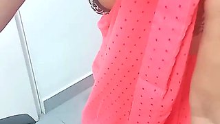Amma Pink Saree Fantasy Role Play