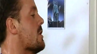 Brunette German Hot Mom with Big Boobs Rides Thick Dick in Vintage