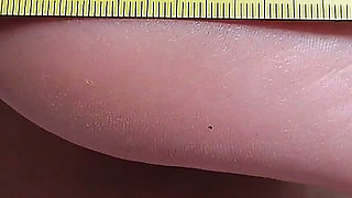 Foot Fetish Measuring My Dirty Feet