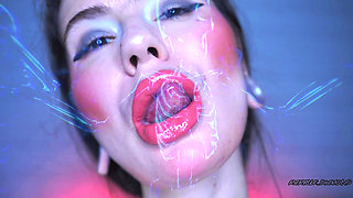 Bright Pink Lipgloss Halloween Kiss Sticky Dream Marks