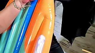 Dominant Witch Inflatable Fetish. Deepthroat, Doggy Creampie, Popping and Intense Orgasm