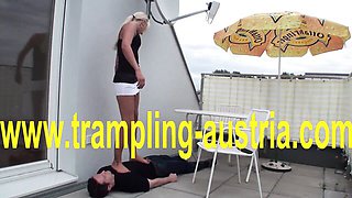 Princess Paris and Lady's feet video by Trampling Austria