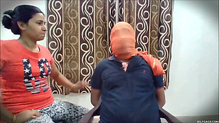 Lazy Husband Punished with Gagging