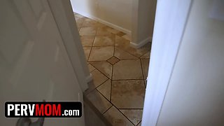 Pervmom - big titted cougar stepmom Anissa Kate wears sexy underwear only for her sonny