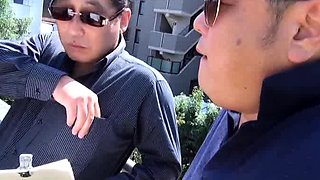 Group sex hardcore double blowjob swallowing cum