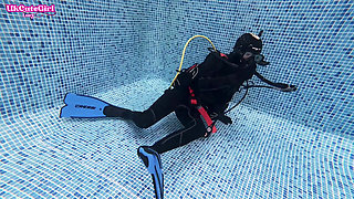 Vintage Mask & 8mm Wetsuit Underwater Scuba Bliss