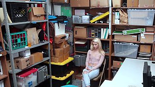 Cute light-haired teenager gets xxx facial cumshot load