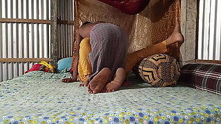 Step Desi Aunty with First-time Village Sexy