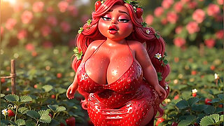 Sweet Strawberry but Nice Slut - Talks Dirty and Moves Her Ass