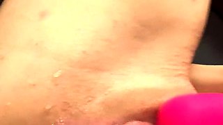 Close up solo beauty toying ass