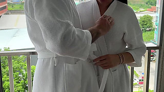 Horny Cheating Wife Rides Her Boss’s Thick Cock During a Business Trip