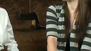 Stepmother & step-daughter pushed into having hot lesbian sex