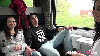 Czech Couples 26: Horny Couples Fuck on Train