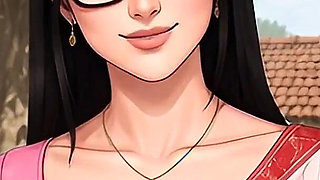 Desi Hot Puja Auntie Romantic Night - MILF