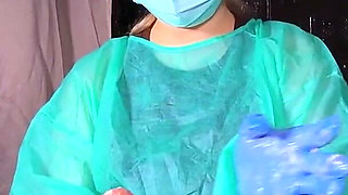 Nurse Decided to Try Out My Dick in Practice, Fast Jerking off