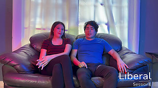 Swinger Couple Doing Threesome with Petite 19 Years Old Girl