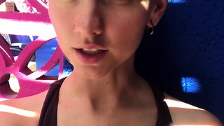 Amateur Blonde Teen Plays Solo with Toy Webcam Porn