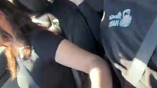 Sneaky Fuckfest in Public Rest room and Oral job with Door Open